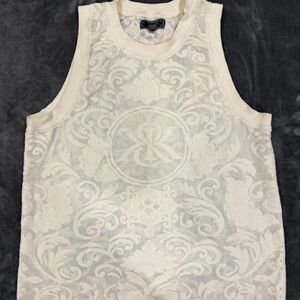 Kith Men's White and Cream Vest